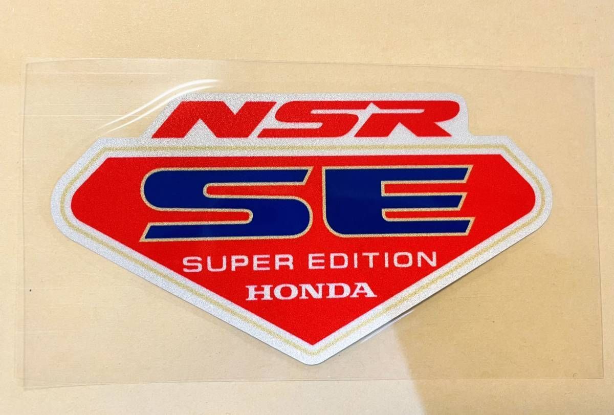 ★アウトレットセール★新品 MotoGP NSR250R SE マーク レーシング ステッカー 12 x 6.5 cm Rothmans HRC デカール ロゴ MC18 MC28 MC21