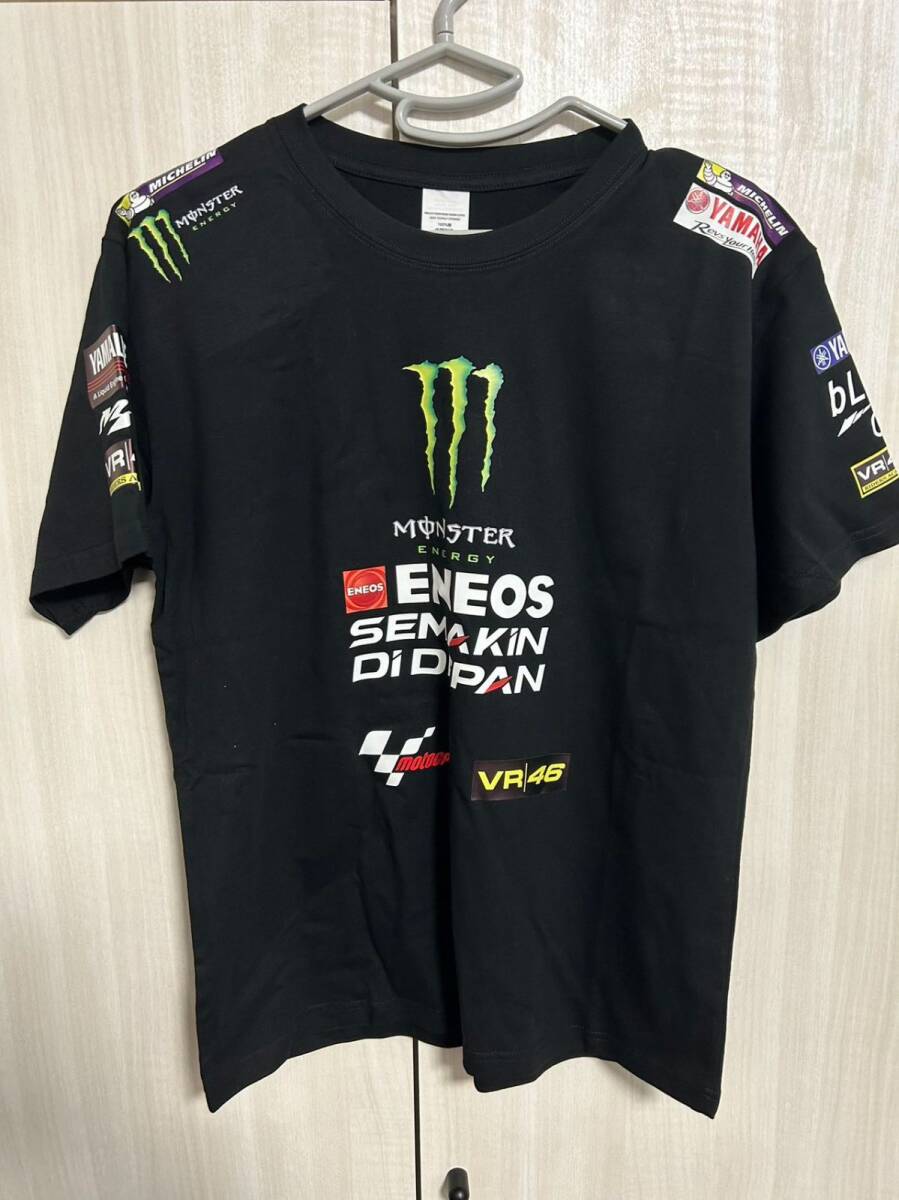 ★アウトレットセール★新品 L MotoGP RACING MONSTER x YAMAHA VR46 レーシング Tシャツ スポーツ バイクウエア