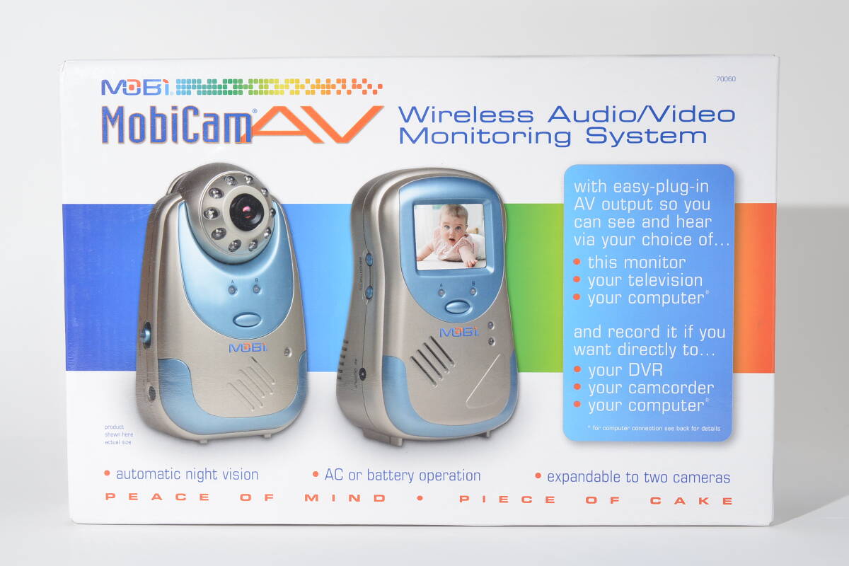 【F-2】MOBI MobiCam モビカム ベビーモニター Wireless Monitoring System 70060