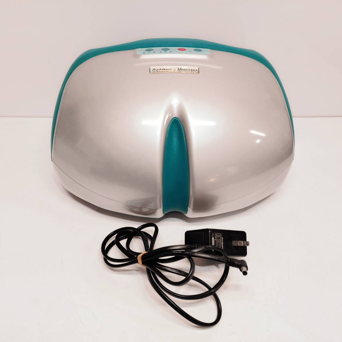 ●動作品 マルタカ ファイテン ソラーチ フットマッサージャー 家庭用 電気エアマッサージ器 phiten×MARUTAKA B1459