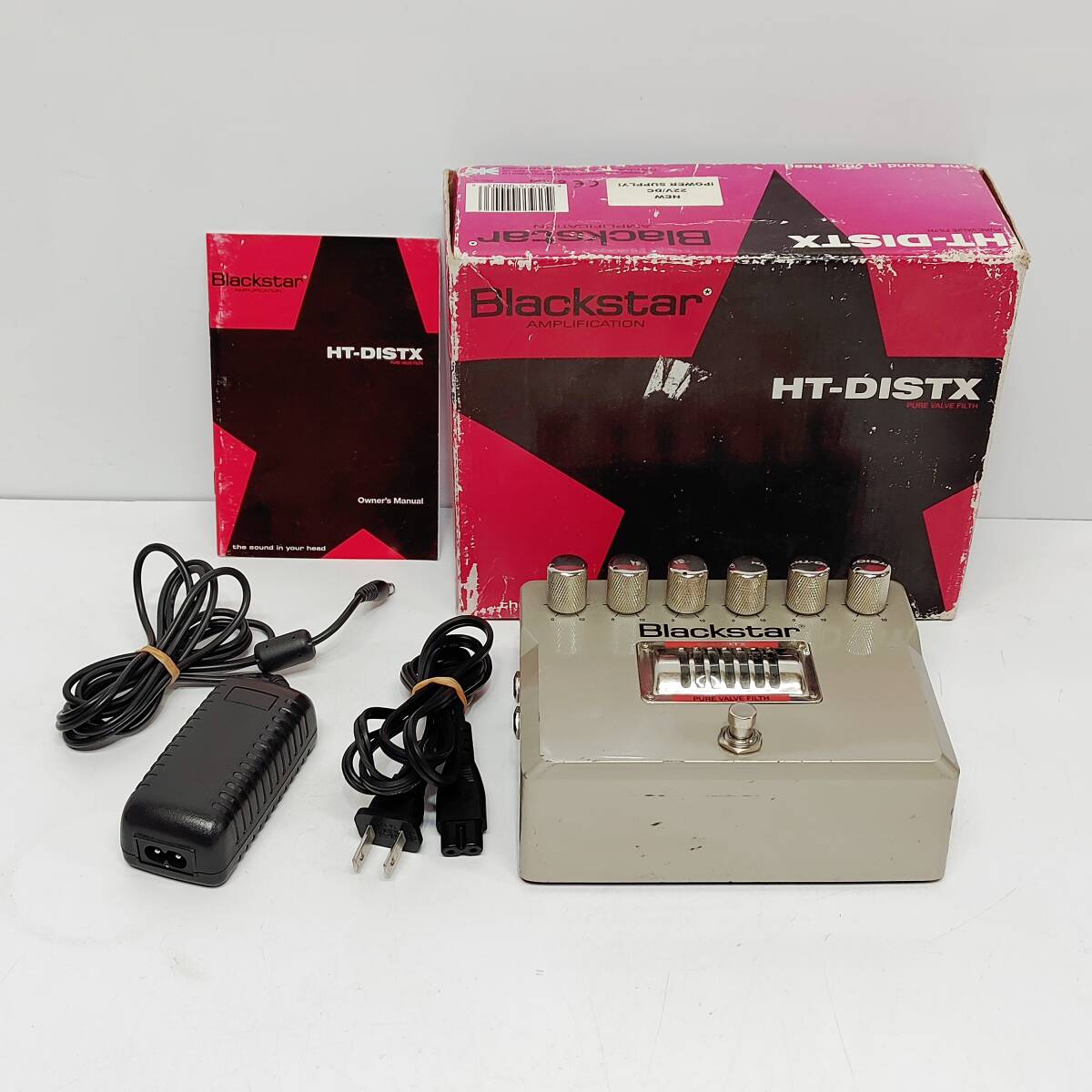 ●動作品 ブラックスター HT-DISTX ディストーション Blackstar 箱付き 真空管 エフェクター 音響機材 S4951