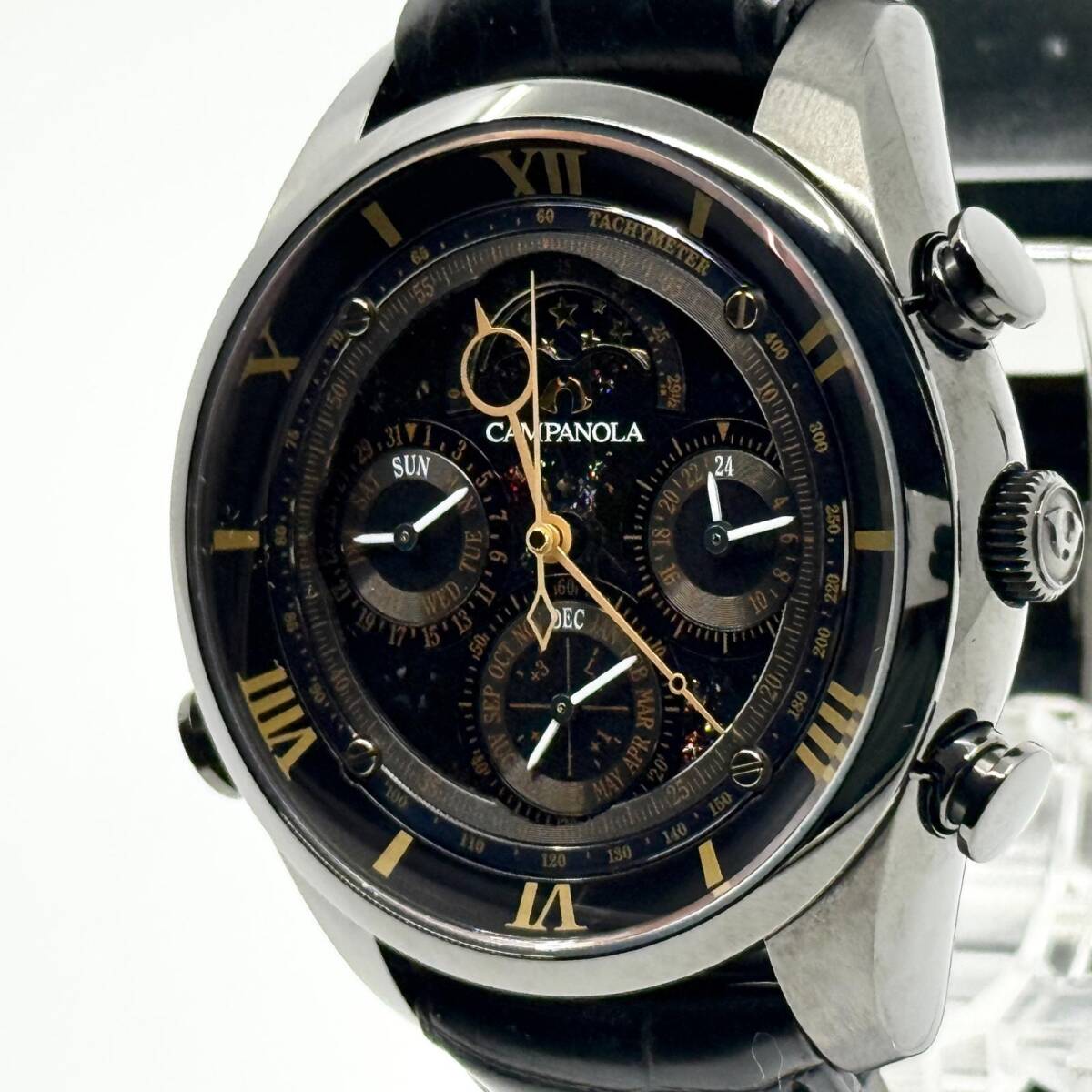 CITIZEN シチズン CAMPANOLA カンパノラ リミテッドエディション 6772-A1CJN03 AH4086-13E ブラック QZ 腕時計