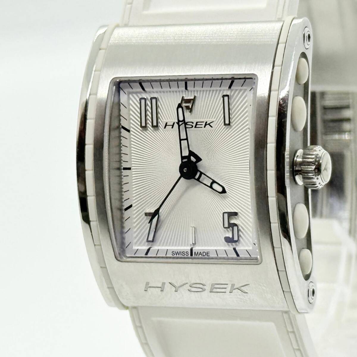 HYSEK ハイゼック キラダ 072500A-0177 ホワイト QZ メンズ 腕時計
