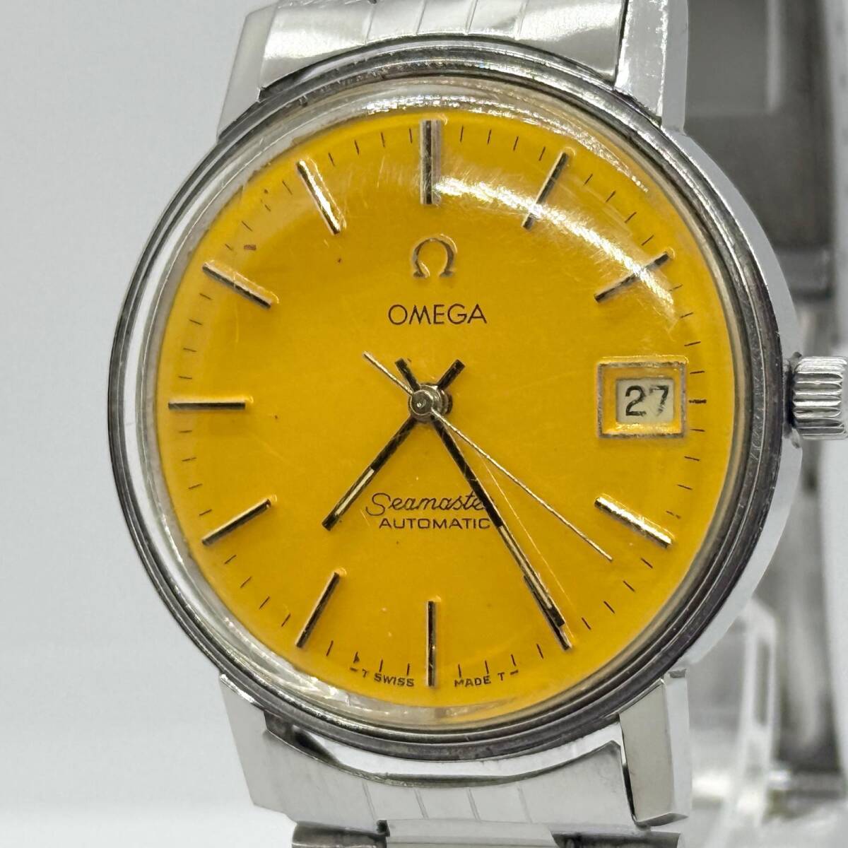OMEGA オメガ シーマスター イエロー AT メンズ 腕時計