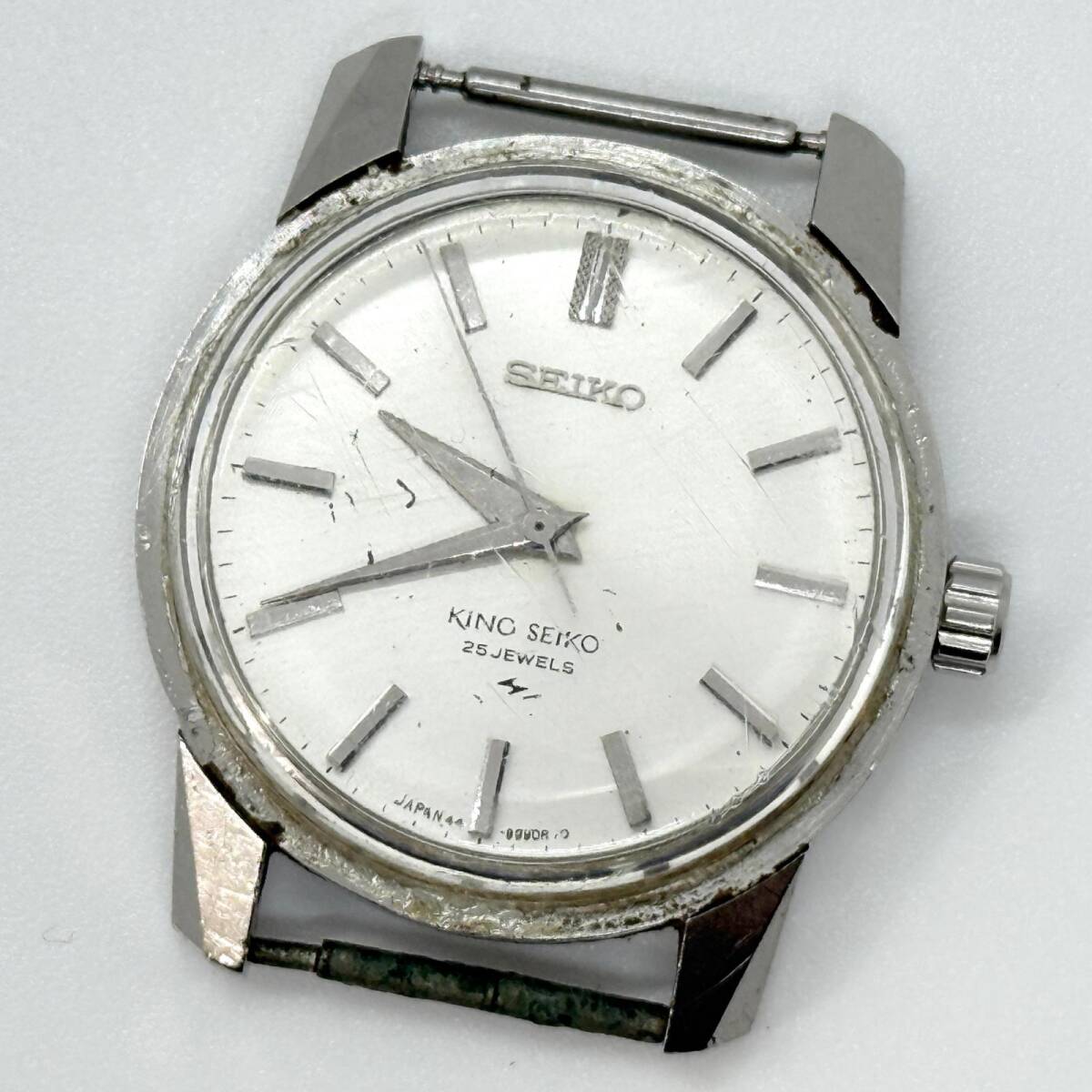 SEIKO セイコー 25 Jewel キングセイコー 44-9990 シルバー メンズ メダリオン 腕時計