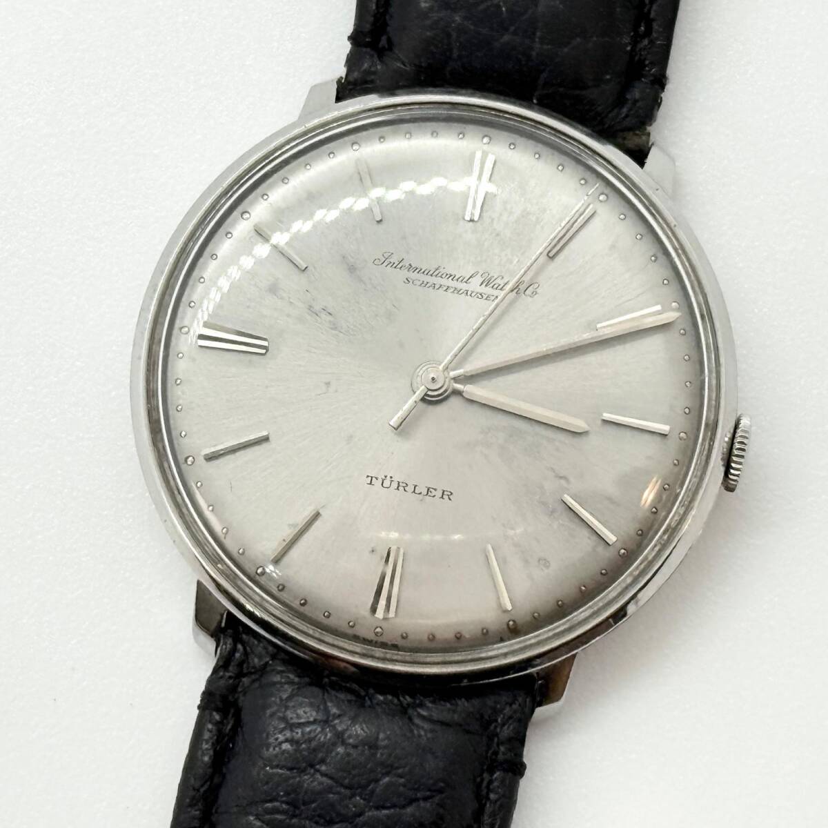 IWC インターナショナルウォッチカンパニー TURLER シャフハウゼン シルバー 手巻き メンズ 腕時計