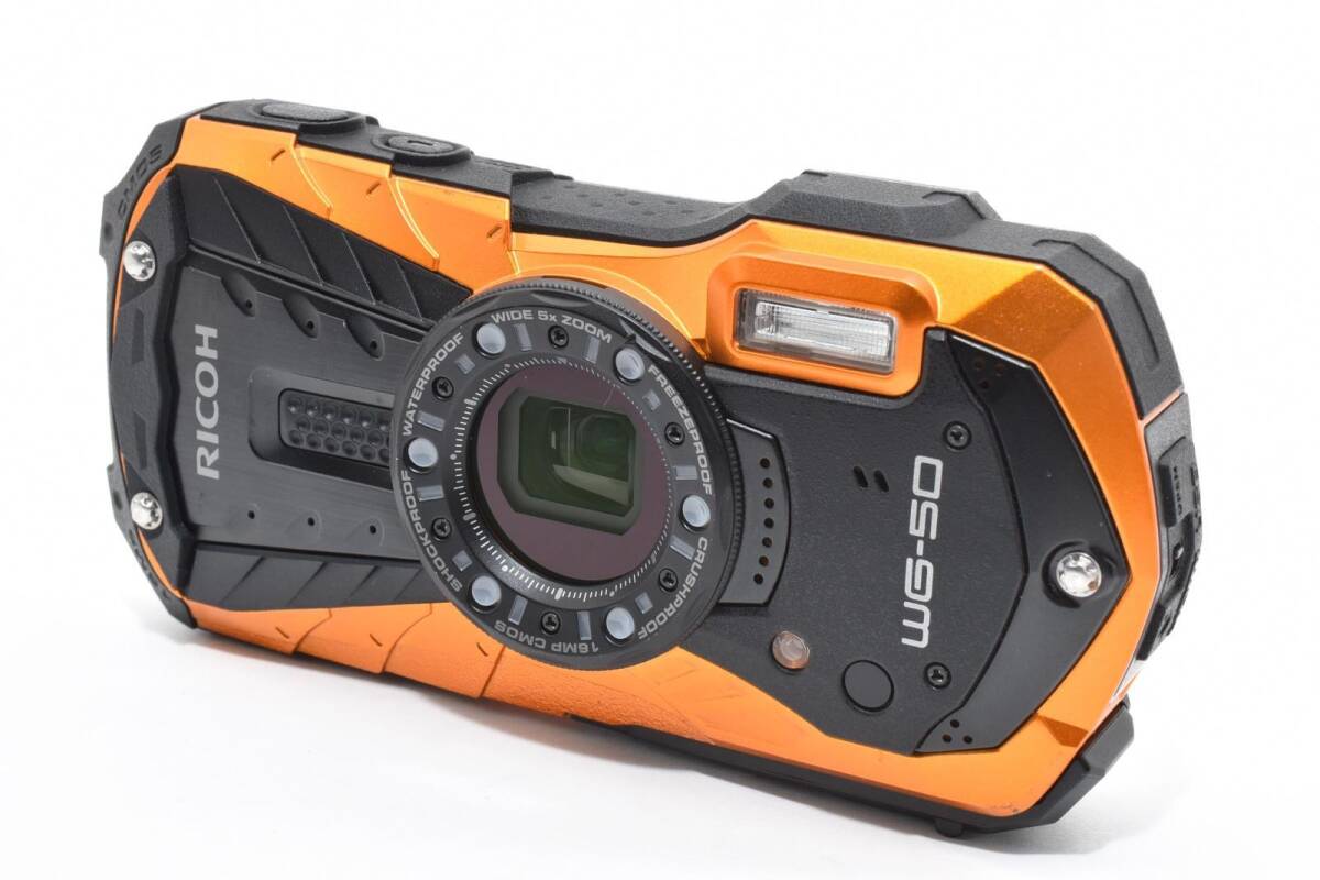 RICOH リコー WG-50 オレンジ /2719動作OK 返金保証