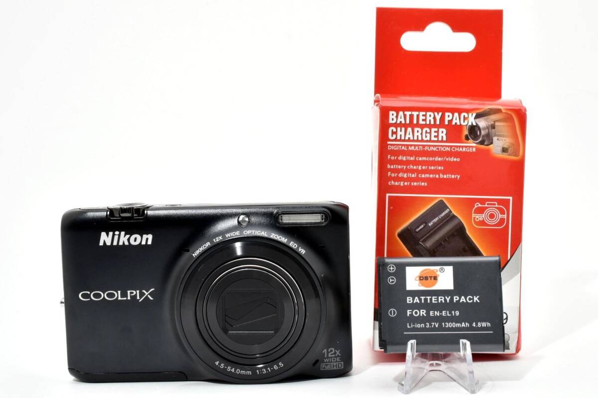 Nikon ニコン COOLPIX S6500 ブラック /2723動作OK 返金保証