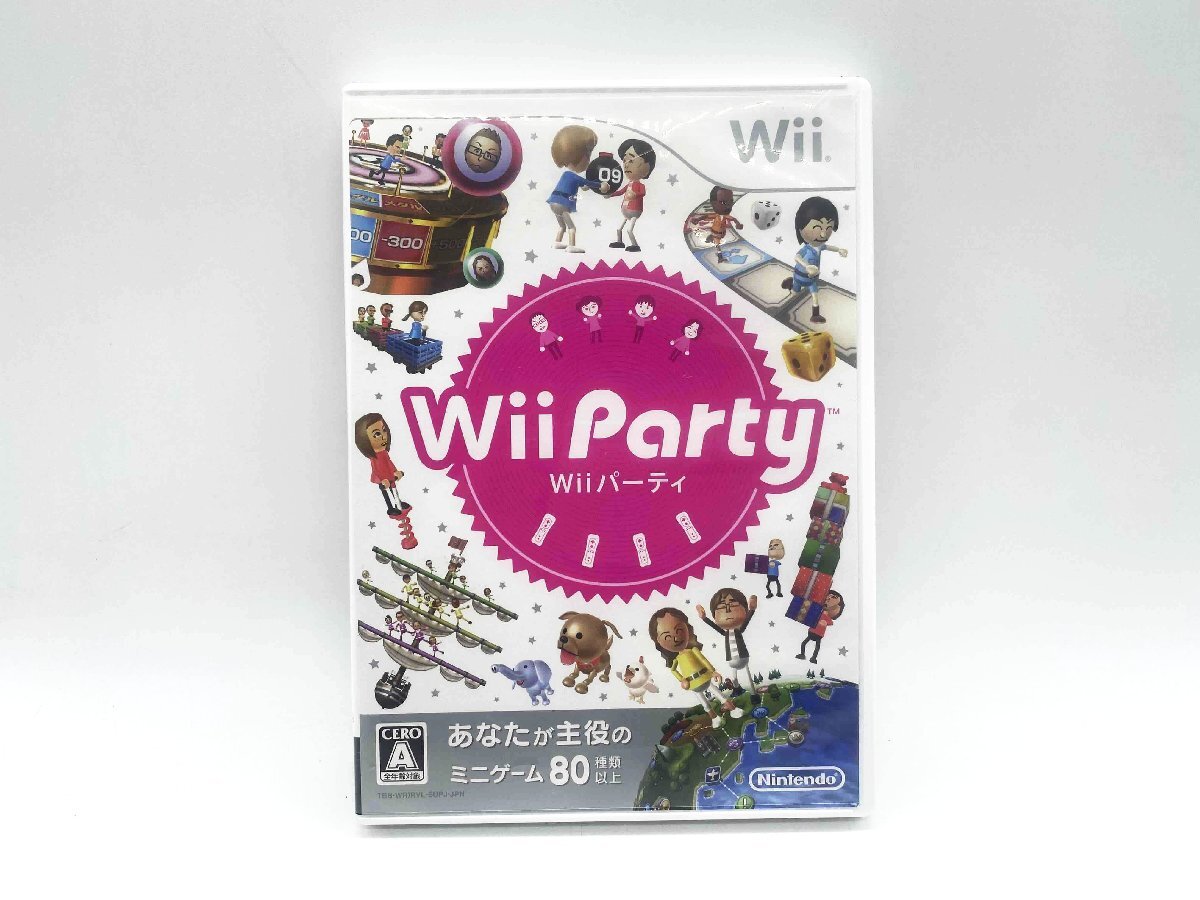 ★【動作未確認】WII Wii Party ウィーパーティー ゲームソフト 任天堂 Nintendo 箱、説明書付き★/H