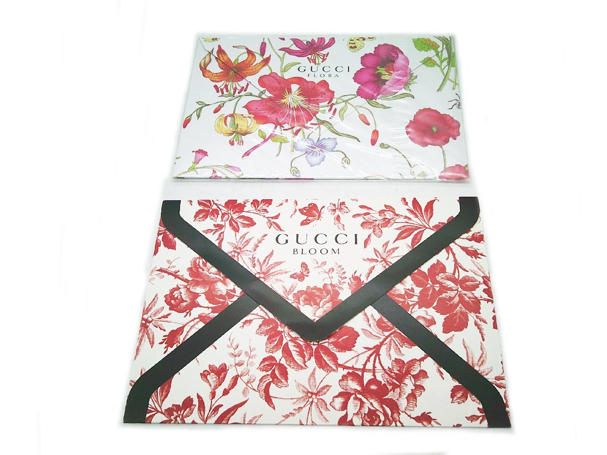 ★未開封含む GUCCI グッチ BLOOM NETTARE DI FIORI FLORA 香水紙 ムエット ノベルティ サンプル パフュームカード★/Ｈ