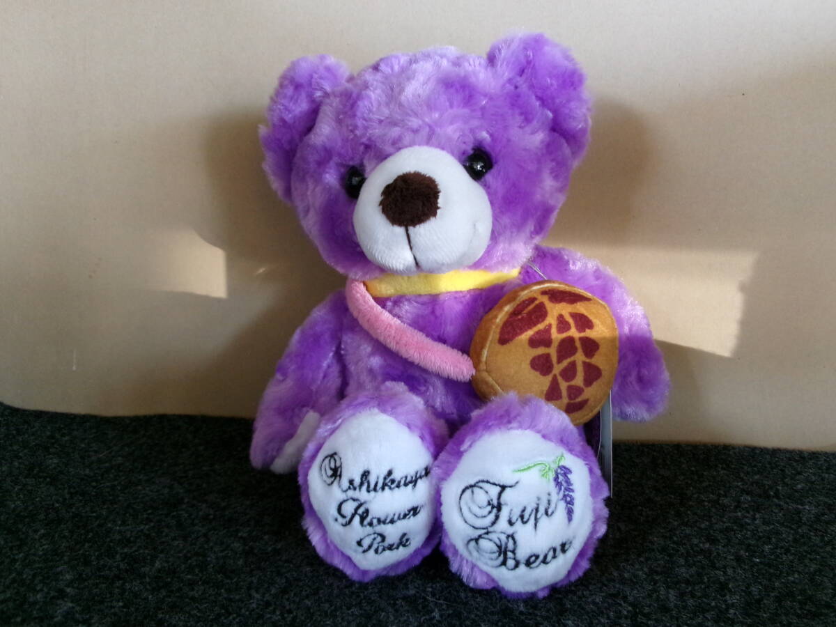 ご当地ベア　あしかがフラワーパーク　ふじベア　藤二誠　送料込み
