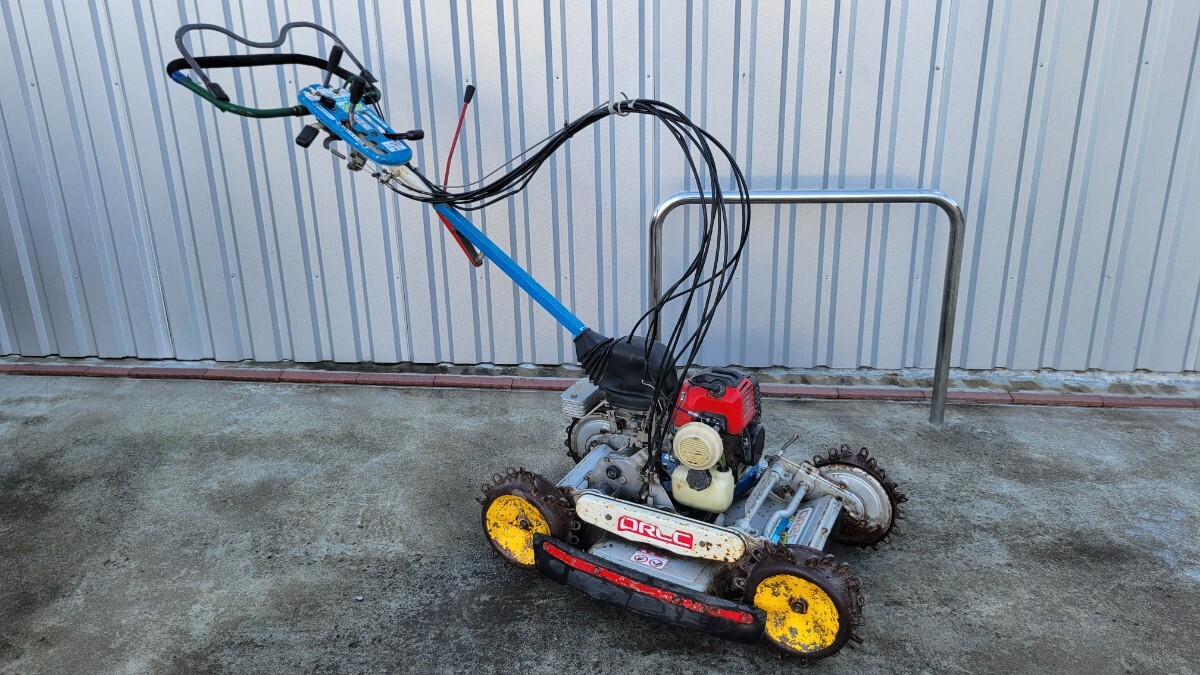 オーレック SP550 4WD スパイダーモア スパイダーモアー 自走式草刈機 草刈機 エンジン実働 ジャンク m