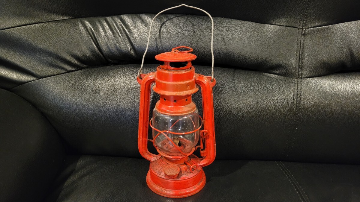 BIG WHEEL BRAND ランタン レッド オイルランタン アンティーク ヴィンテージ アウトドア キャンプ H
