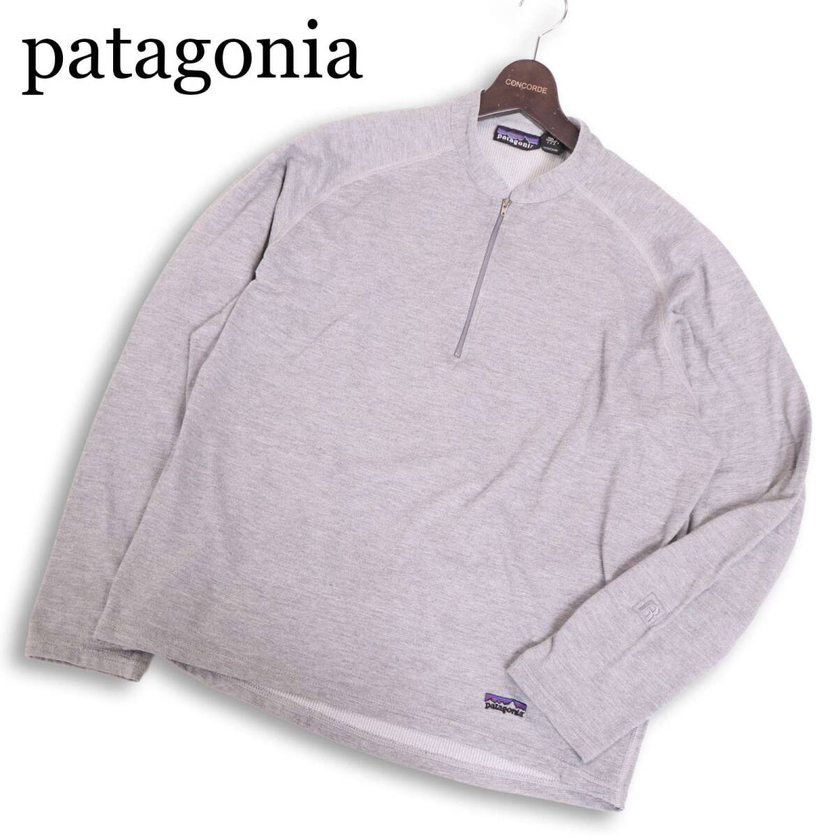 00s USA製★ patagonia パタゴニア 秋冬 裏起毛★ ポーラテック レギュレーター 長袖 Tシャツ カットソー Sz.L　メンズ