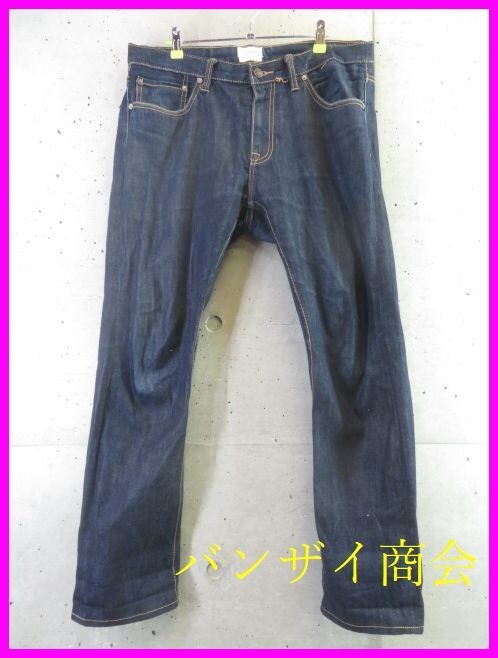 4120s17◆濃紺デニム◆SATURDAYS SURF NYC サタデーズサーフ 赤耳セルビッチ デニムジーンズ W34/パンツ/ジーパン/Tシャツ/ジャケット
