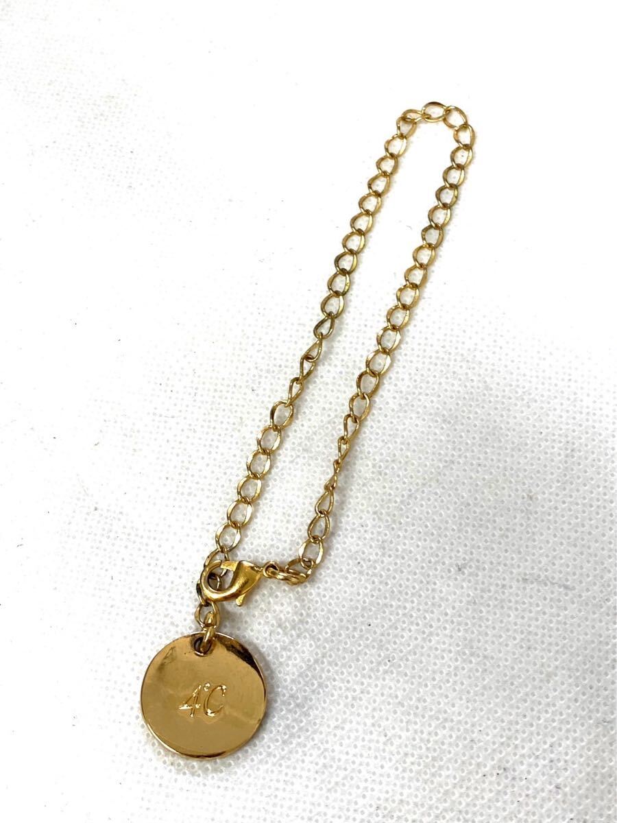 美品 4℃ ヨンドシー ブレスレット ゴールド アクセサリー ts021101