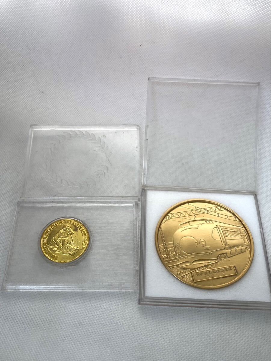 美品 東北新幹線開通記念 メダル 1982 第18回 冬季オリンピックレークプラシッド大会 セット ki012901 