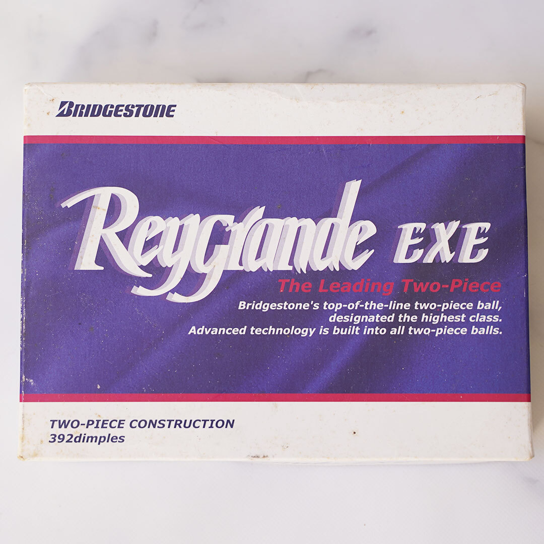 超貴重・廃盤商品・新品☆BRIDGESTONE（ブリヂストン）　ゴルフボール　Reygrande EXE　レイグランデエグゼ　12球セット　新品｜未使用