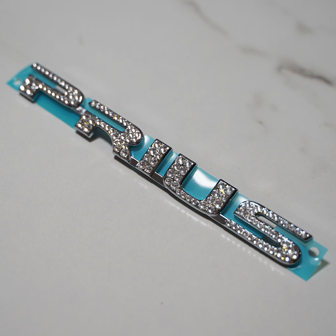 新品・未使用☆DIACRYSTA　クリスタルエンブレム　プリウス（ZVW30）リアエンブレム　75442-47020　ラインストーン　送料無料
