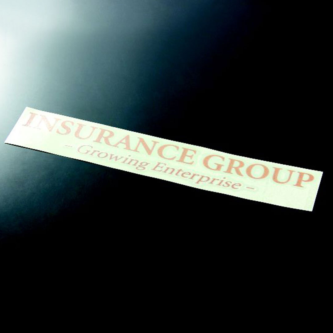 新品・未使用☆INSURANCE GROUP　ブランドステッカー　ゴールド　1枚　インシュランスグループ　VIP　切り文字 | 切文字 | 新品 | 送料無料