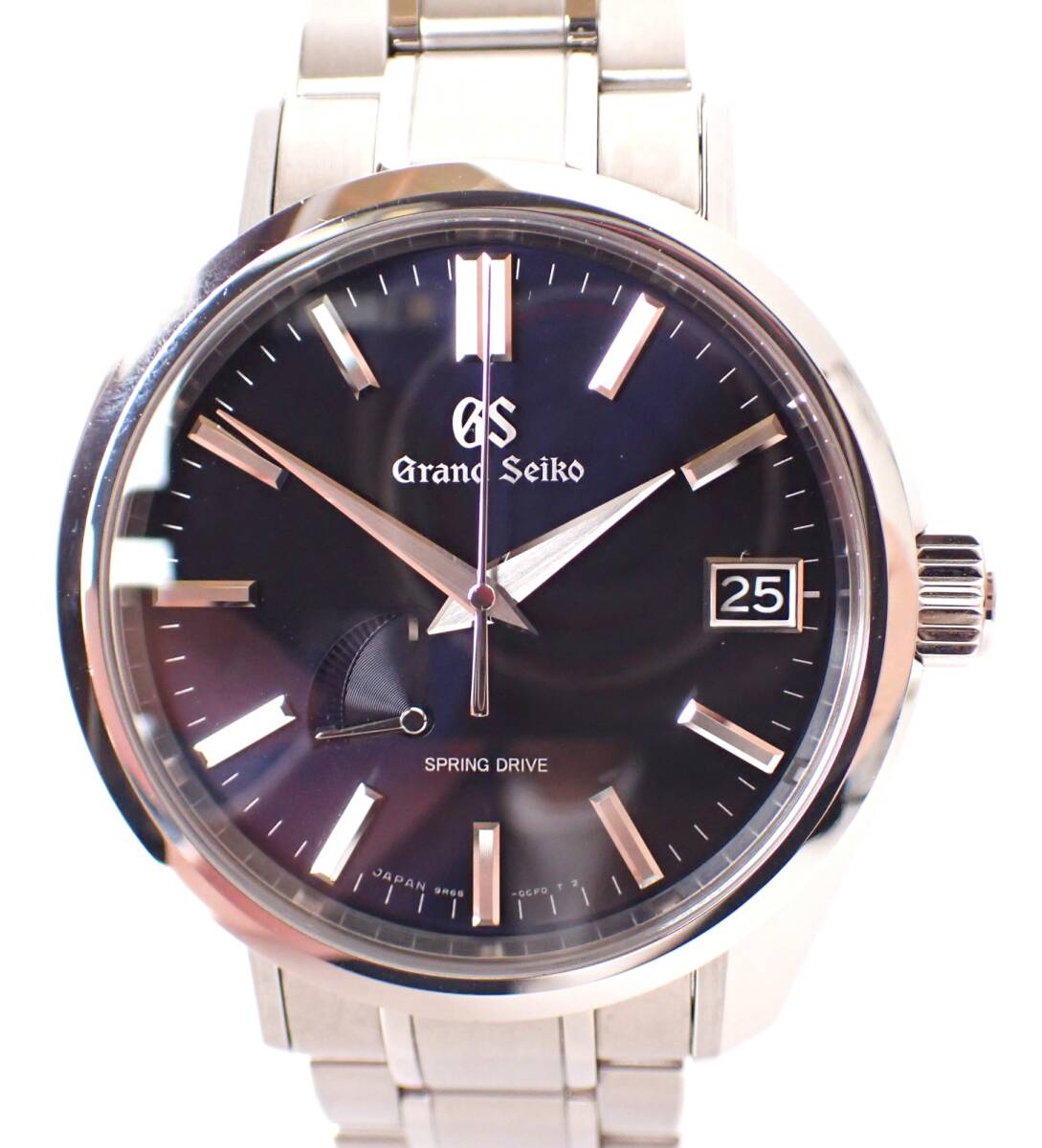 Grand Seiko(グランドセイコー) ヘリテージコレクションスプリングドライブ 9R65-0CV0/SBGA375 SS AT 自動巻き ブルー 青 メンズ 腕時計