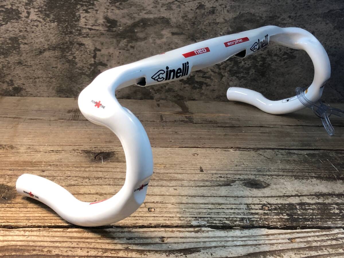 JV161 チネリ Cinelli neo morphe ドロップハンドル 白 Φ31.8 440mm