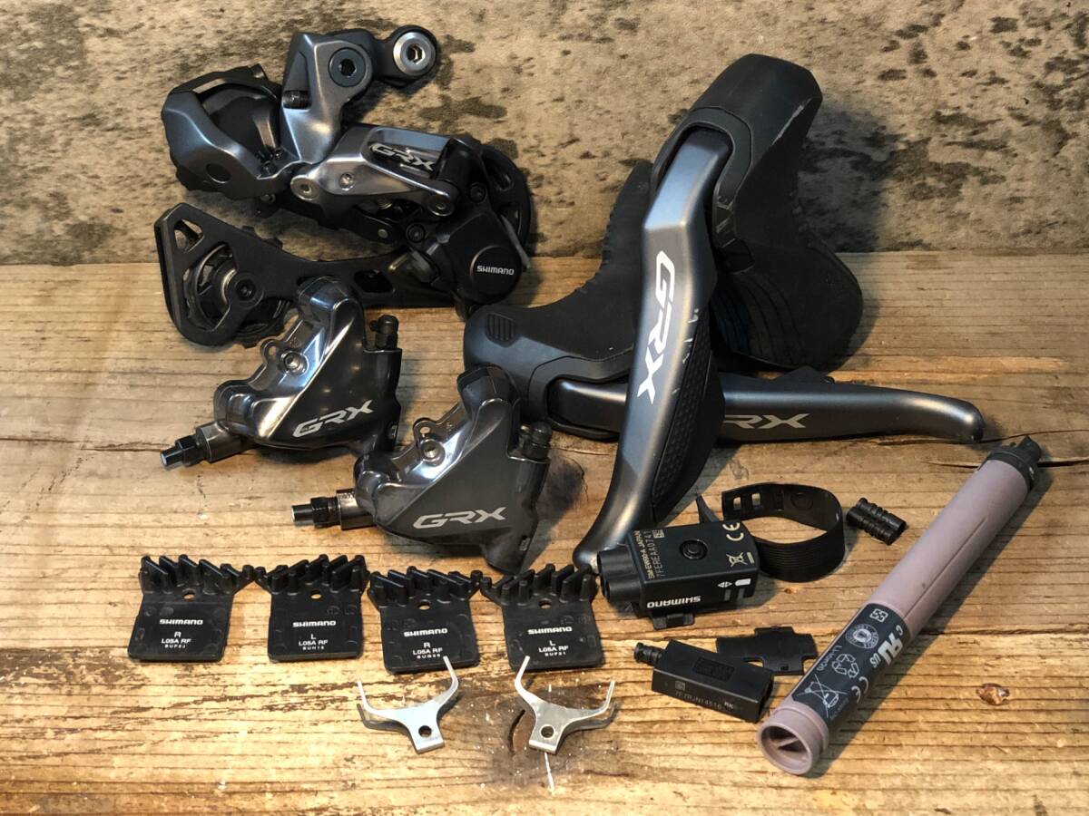 JP114 シマノ SHIMANO GRX コンポーネントセット ST-RX815 RD-RX817 BT-DN110-A SM-EW90-A SM-JC41 BR-RX810 Di2 11S 接続確認済み