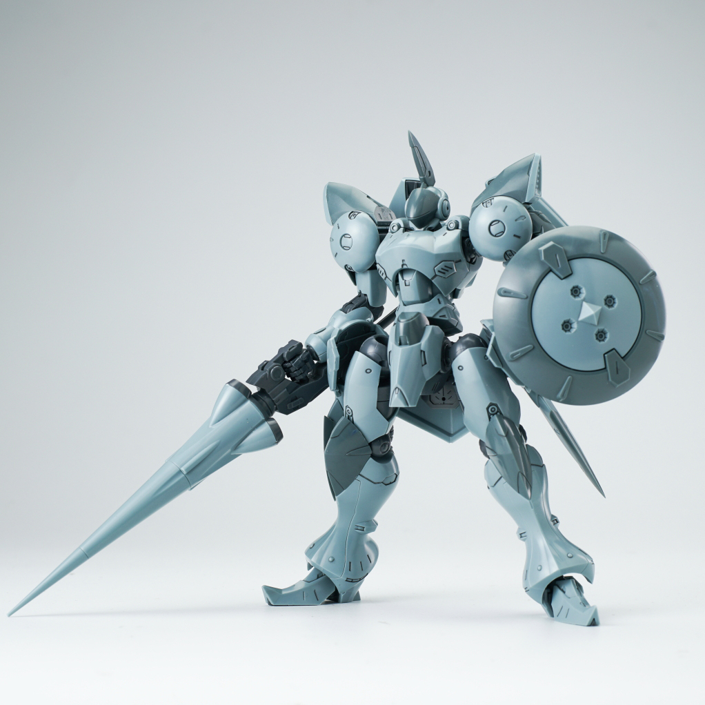 SHEIK MAINLAND ULTRA ACTION TROOPERシリーズ アクタイオーン 1/144スケールプラスチックモデルキット(ブルーグレー)