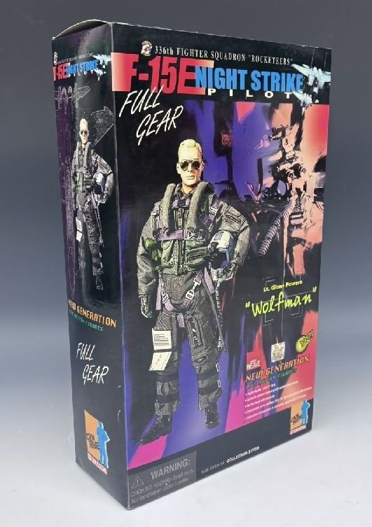 [ZEROnet] 当時物 DRAGON ニュージェネレーション フィギュア ウルフマン ミリタリーシリーズ F-15E NIGHTSTRIKE ●A82-16