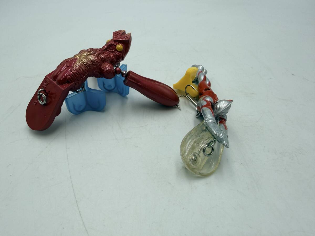 バンダイ ウルトラマン バルタン星人 ルアー 2点セット ポピー 釣具 フィッシング キャラクター 円谷プロ 廃盤 希少 針◎ F4274-3