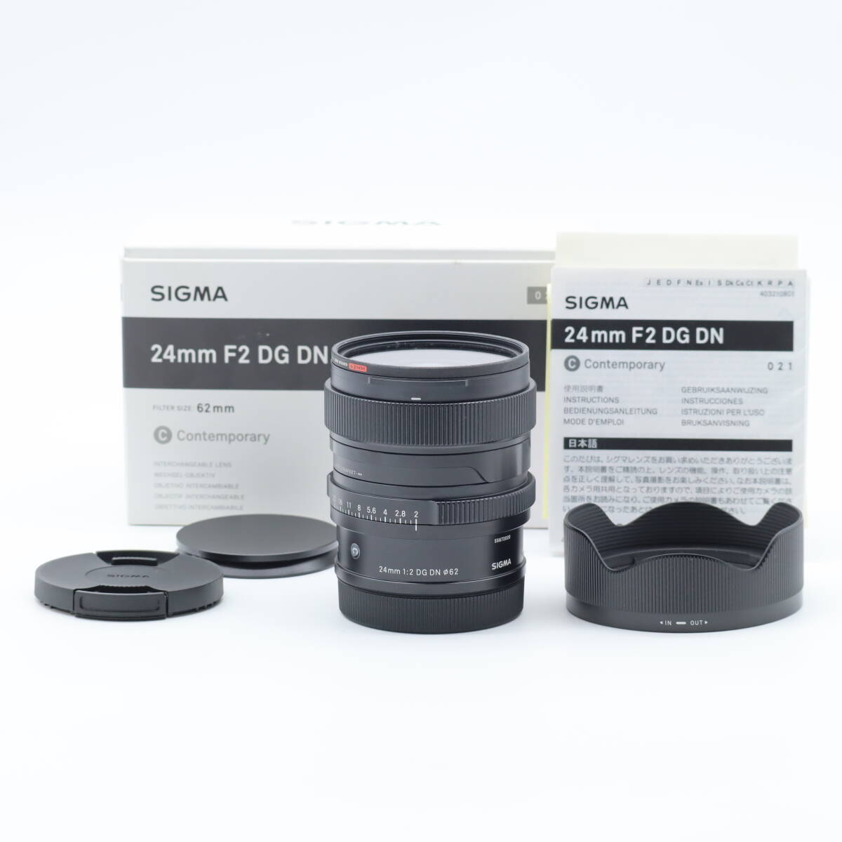 シグマ Sigma レンズ 24mm F2 DG DN Lマウント 単焦点 広角 フルサイズ ミラーレス用 Contemporary #4707