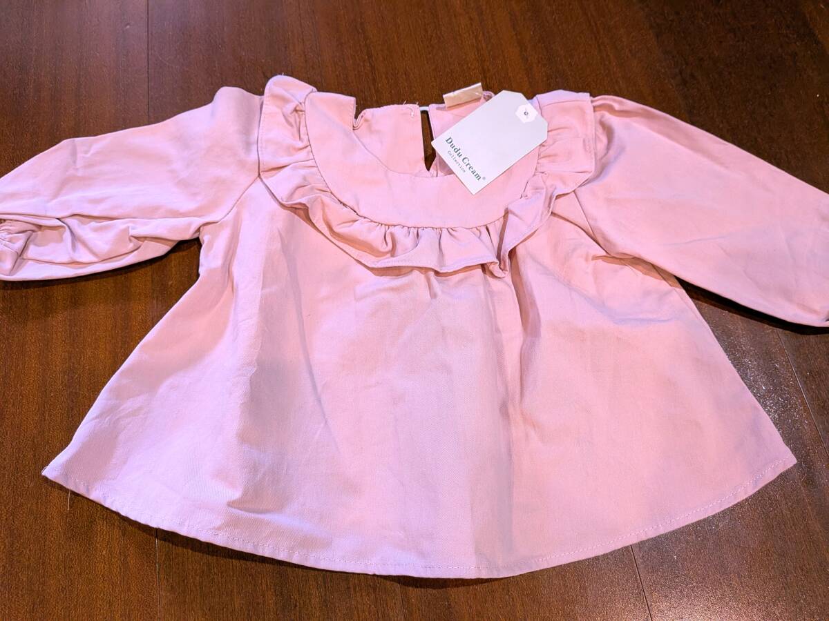 【未着用新品】Dudu Cream ベビー長袖シャツ／ブラウス 12～18か月(86cmサイズ)