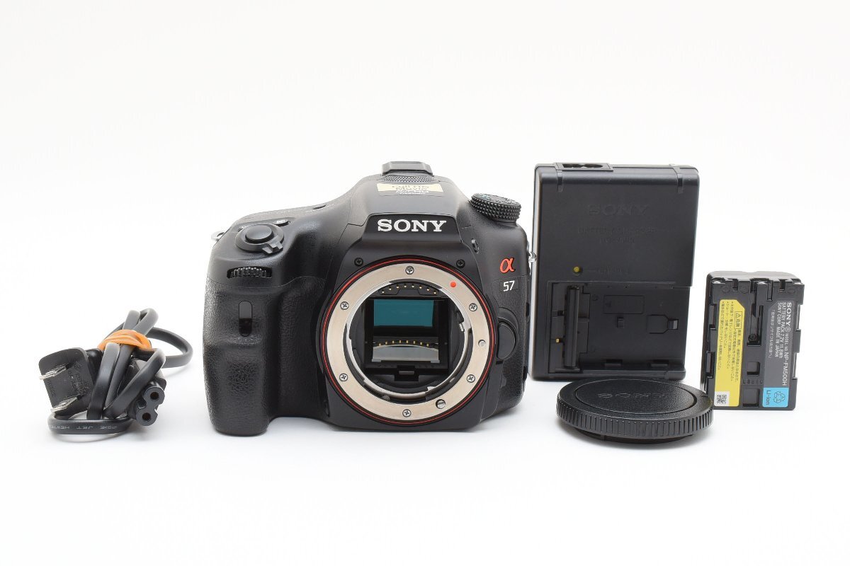 シャッター数11132回 ソニー SONY α57 ボディ