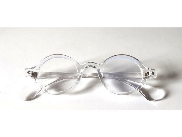 Round Classic ラウンドクラシック 丸眼鏡 透明×クリア 01