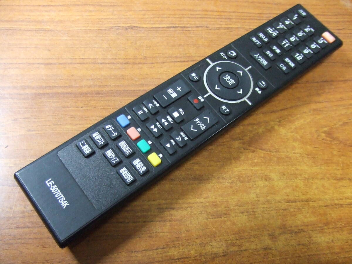 T411 ドンキホーテ テレビリモコン LE-5070TS4K 中古