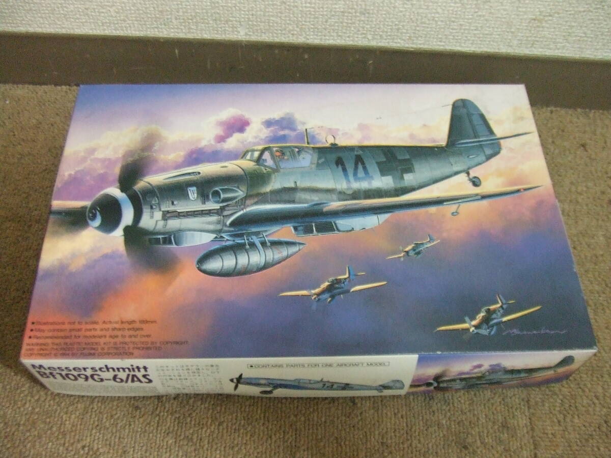 T656 未組立品 フジミ プラモデル 1/48 メッサーシュミット Bf109G-6/AS スペシャルエスコート J-6 48007