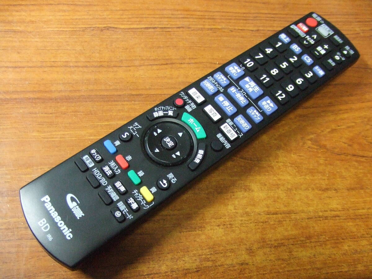 T866 Panasonic パナソニック BD リモコン N2QAYB001277 中古