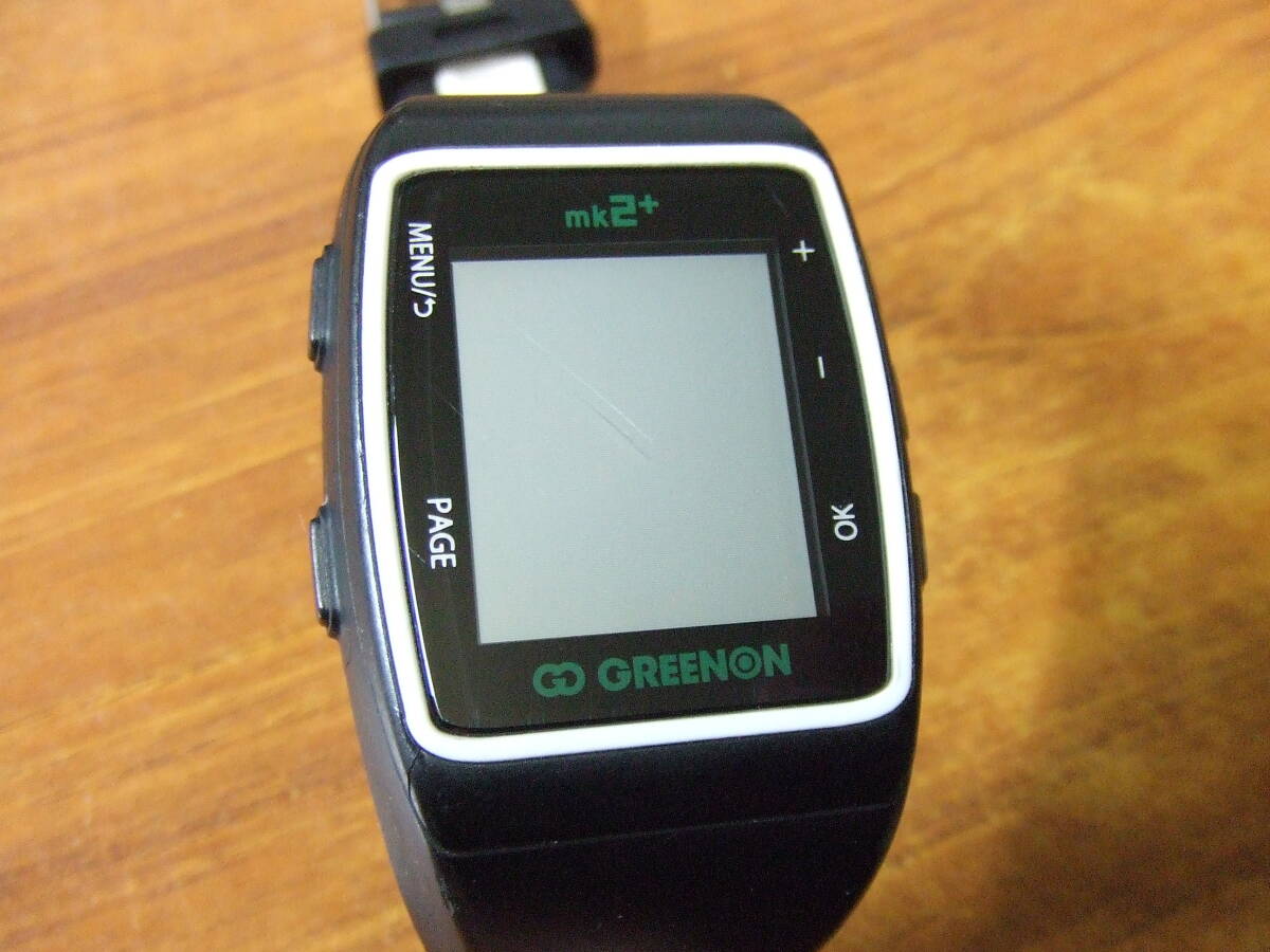 T903 GREENON/グリーンオン THE GOLF WATCH mk2 PLUS G07P ゴルフウォッチ　中古　本体　未確認　現状　ジャンク