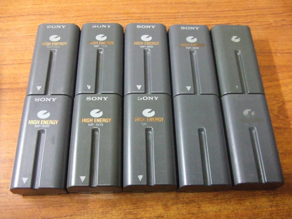 T921　ソニー/SONY 純正　バッテリー　１０個セット　まとめ　NP-500 中古　未確認　現状品