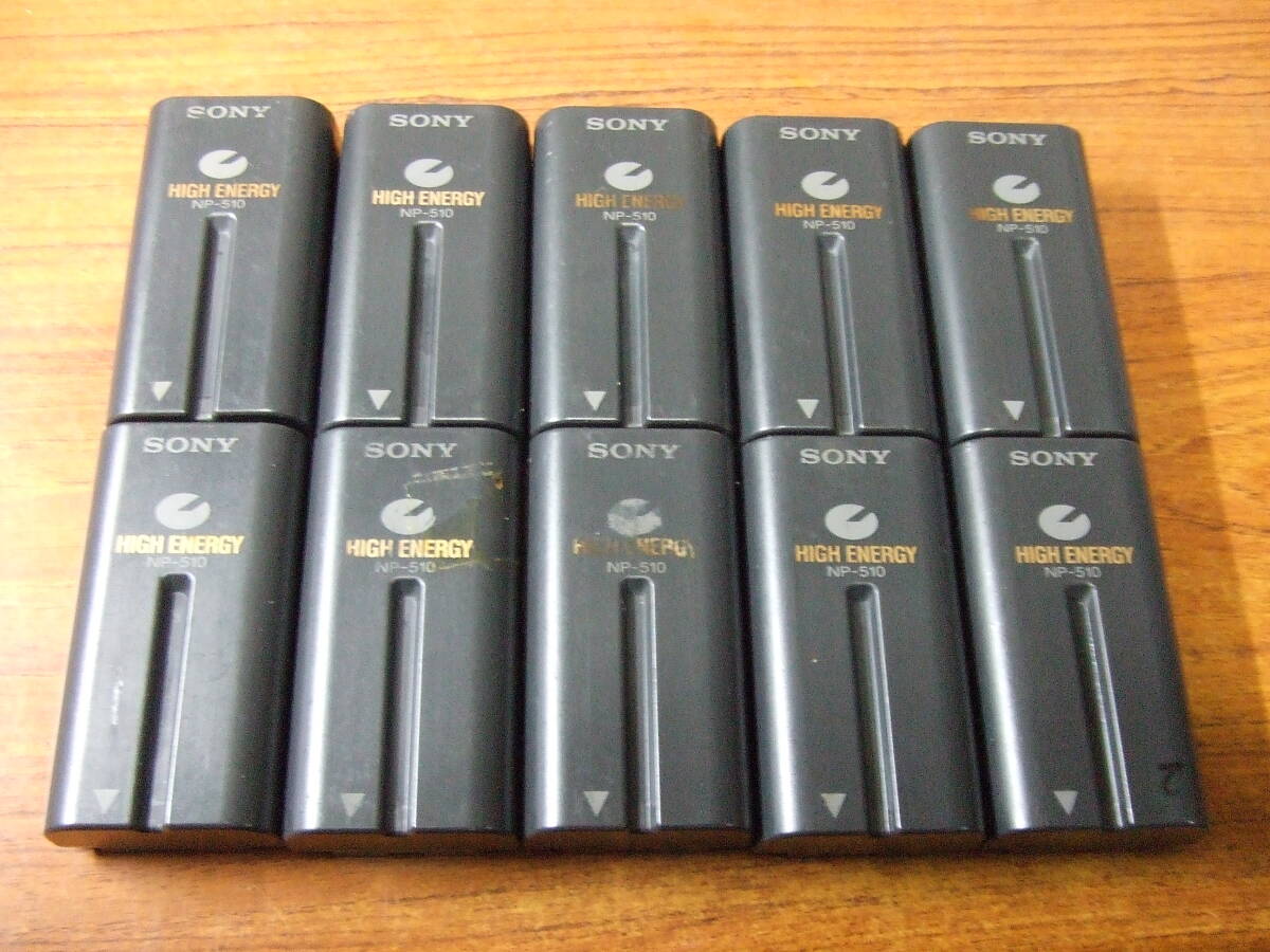 T922　ソニー/SONY 純正　バッテリー　１０個セット　まとめ　NP-510 中古　未確認　現状品