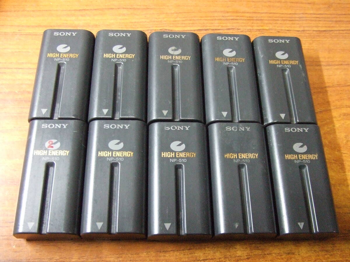 T924　ソニー/SONY 純正　バッテリー　１０個セット　まとめ　NP-510 中古　未確認　現状品