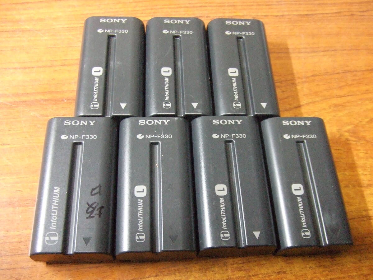 T926　ソニー/SONY 純正　バッテリー　７個セット　まとめ　NP-F330 中古　未確認　現状品