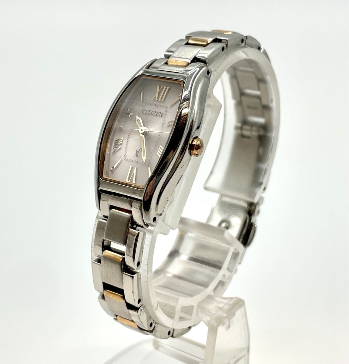 動作品■CITIZEN XC シチズン クロスシー B035-T025072 ソーラー ホワイト文字盤 レディース 腕時計 時計■兵庫県姫路市から 26-336