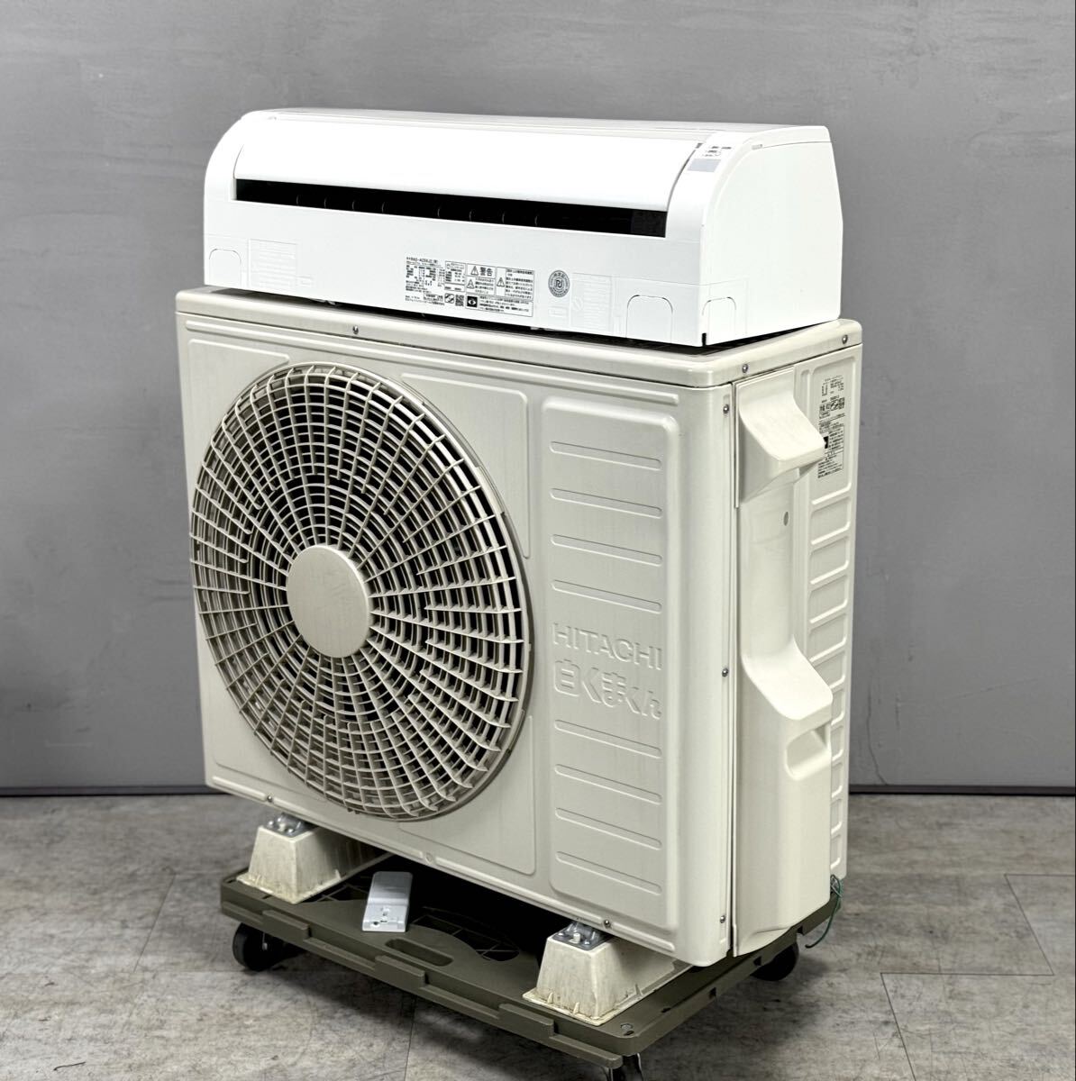 2019年製■HITACHI 日立 ルームエアコン RAS-AC56J2 エアコン 白くまくん 5.6kw 15～23畳■兵庫県姫路市から A26-096