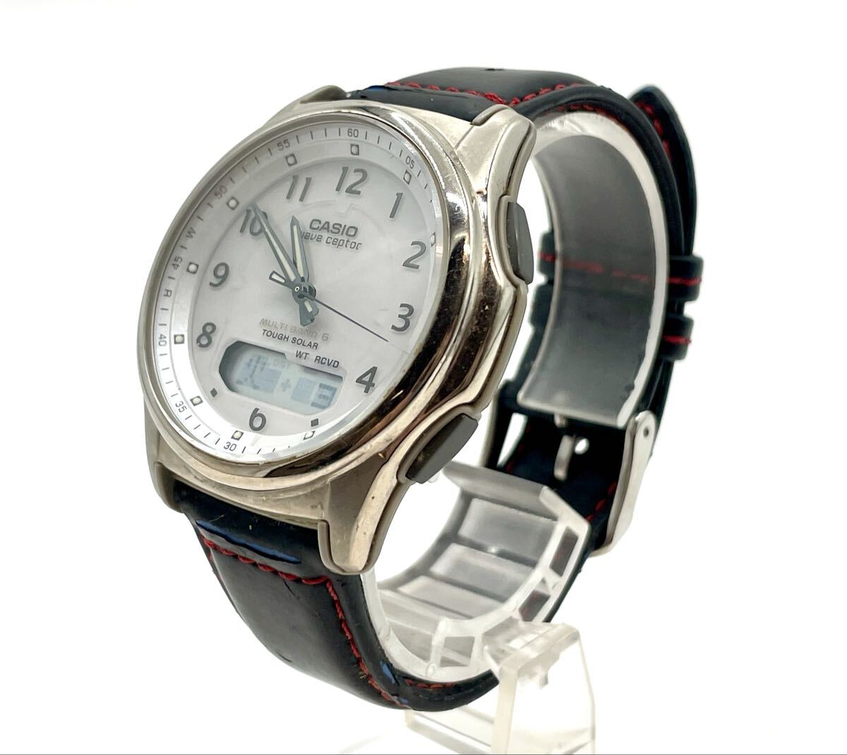 動作品■CASIO カシオ Wave Ceptor ウェーブセプター WVA-M630 電波ソーラー タフソーラー 腕時計 時計■兵庫県姫路市から 26-337