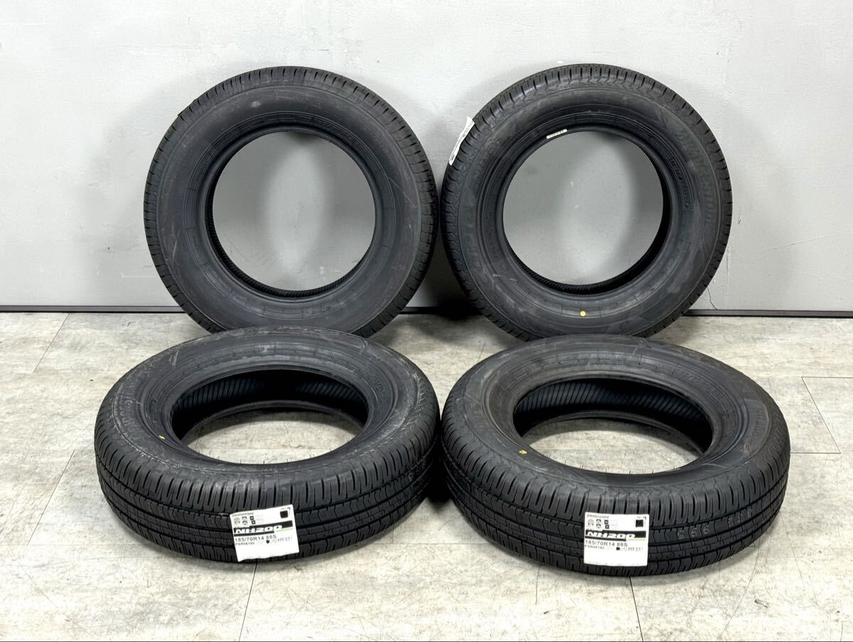 未使用■BRIDGESTONE ブリヂストン 185/70R14 88S NH200 タイヤ 4本■兵庫県姫路市から A26-107
