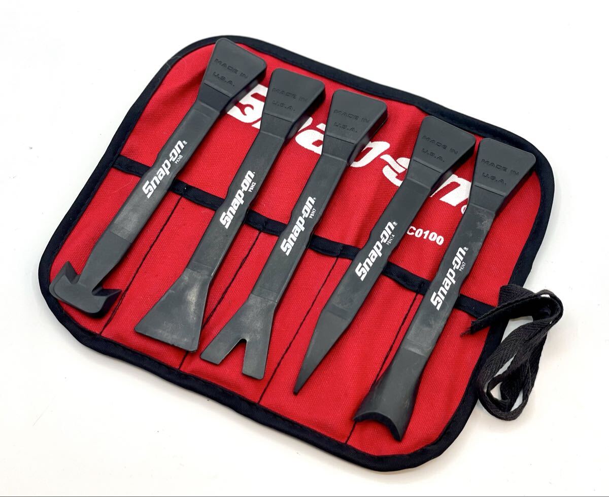 Snap-on スナップオン プラスチック リムーバー P/N C0100 5本 内張はがし PBN2/7/14 PKN7/8 スクレーパー■兵庫県姫路市から L2 26-430
