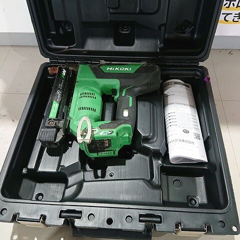 【中古現状品】HiKOKI ハイコーキ N3604DJ 25mm コードレスタッカ 本体のみ