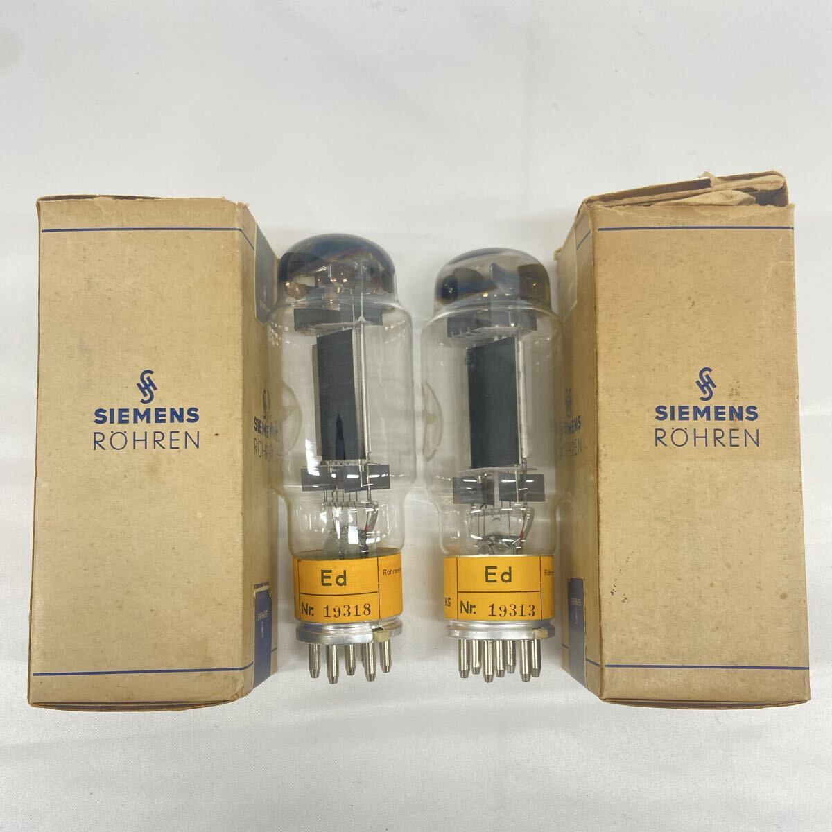 SIEMENS シーメンス ED イエローリボン 真空管 2本セット 箱付き