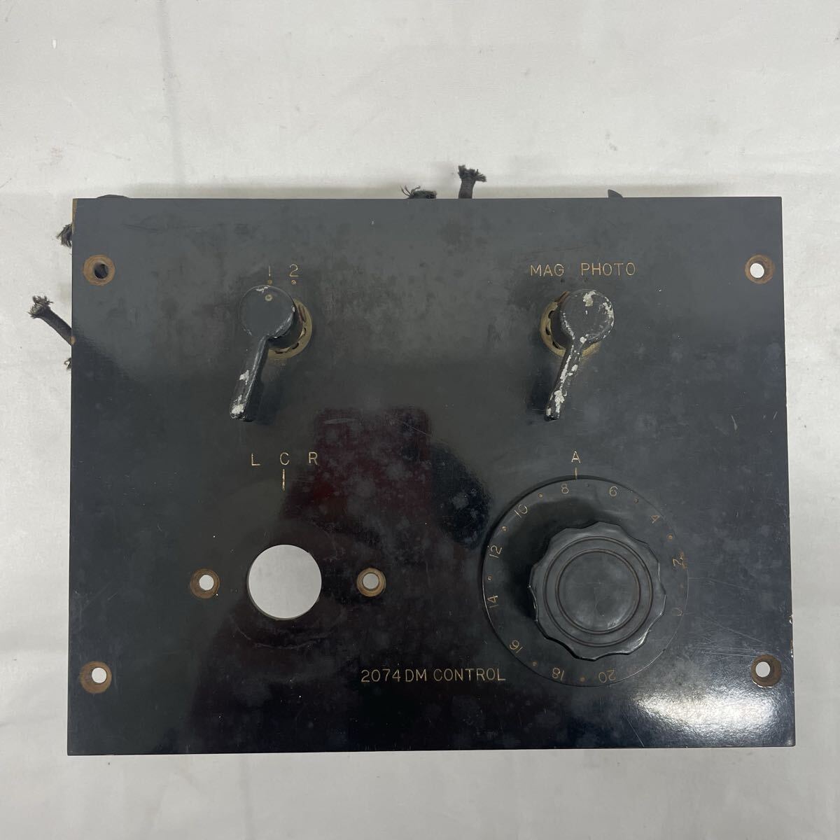 希少/当時物 ウェスタンエレクトリック Western electric? 2074 DM CONTROL シネマ音響? コントロールパネル 真空管時代 レトロ 現状品